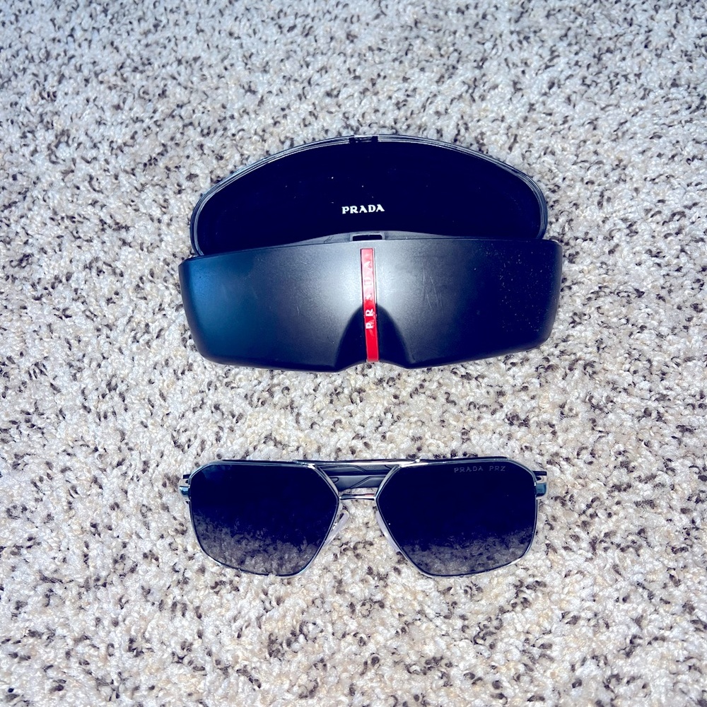 PRADA Linea Rossa PRZ Sunglasses w/ case